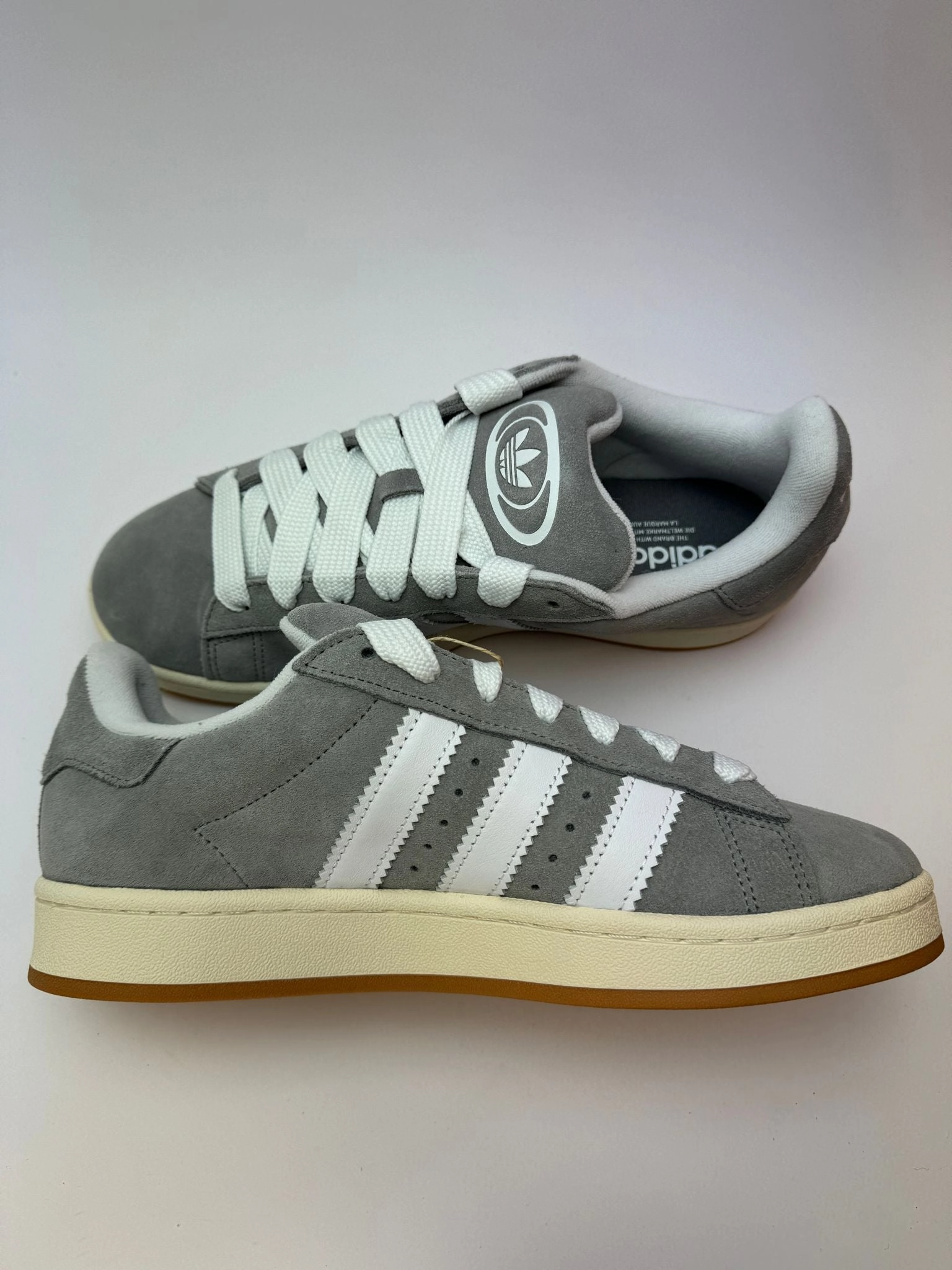 Elastic Fit Buckle Detail adidas Campus 00s "Grey White"