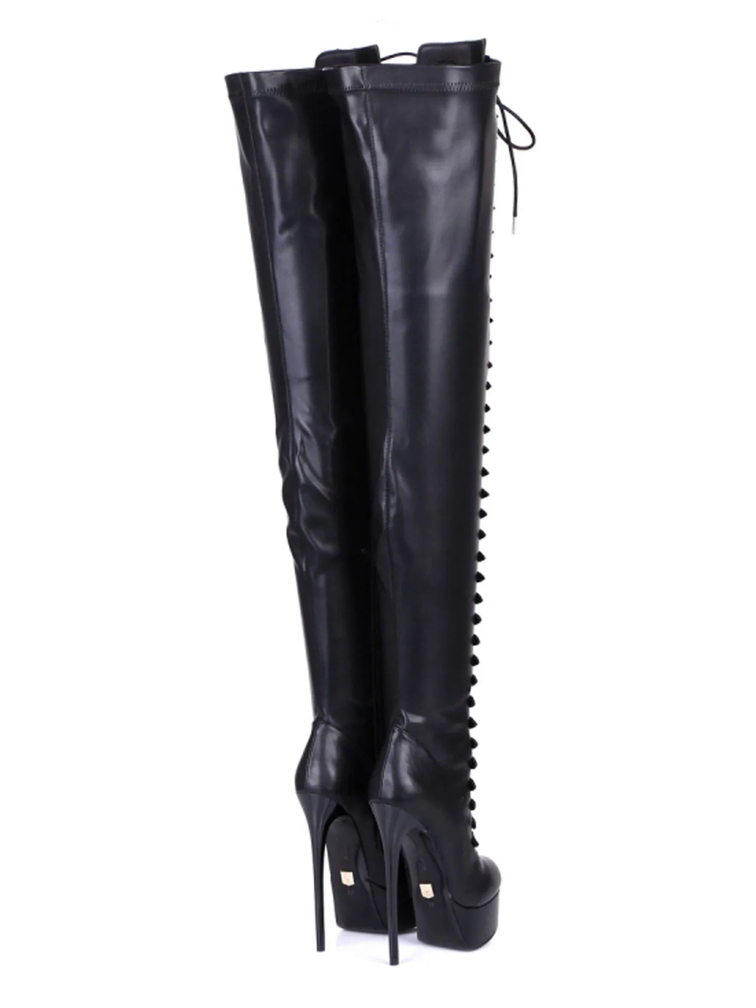 Mouchard Matte Thigh High Boots