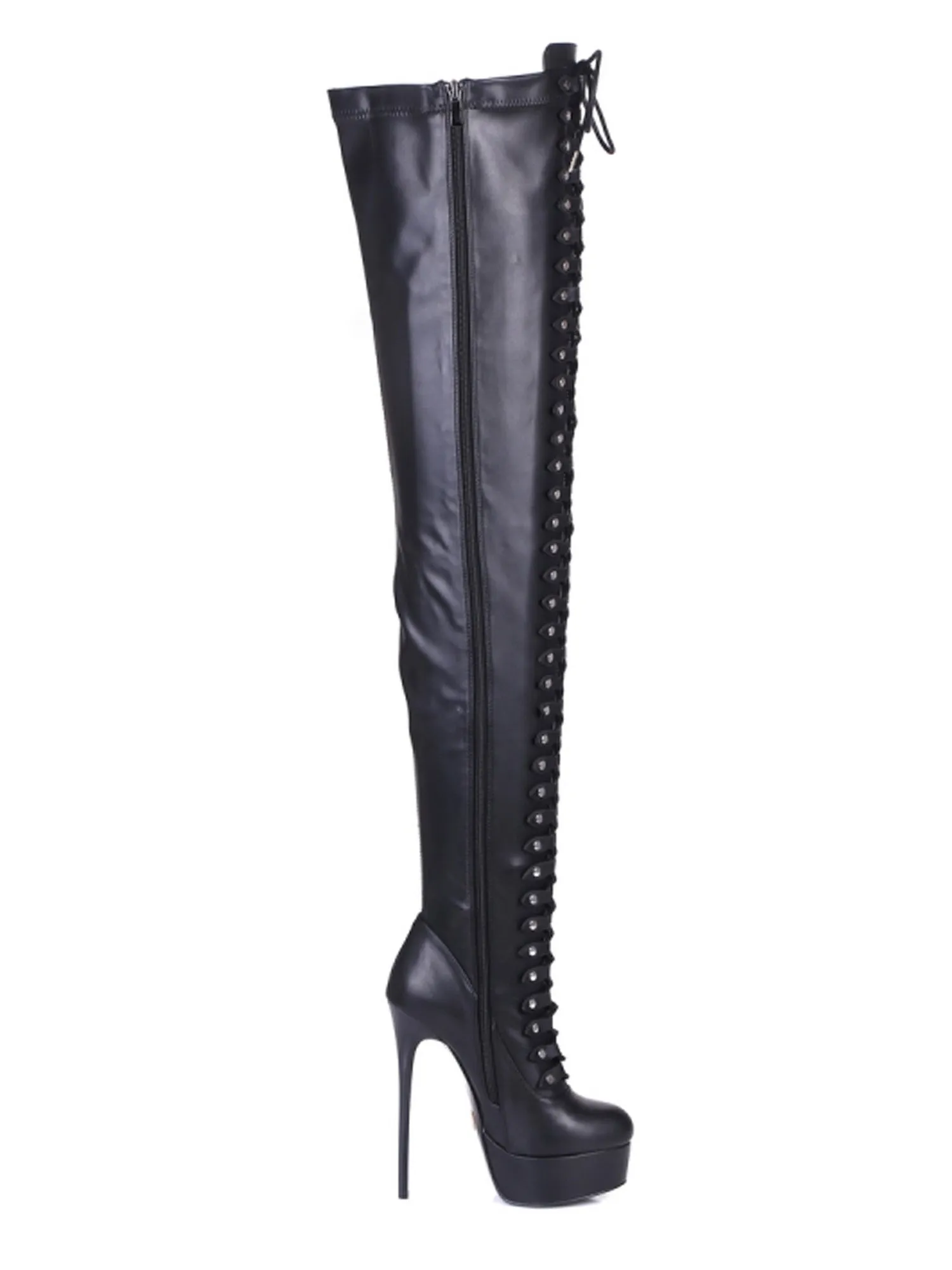 Mouchard Matte Thigh High Boots