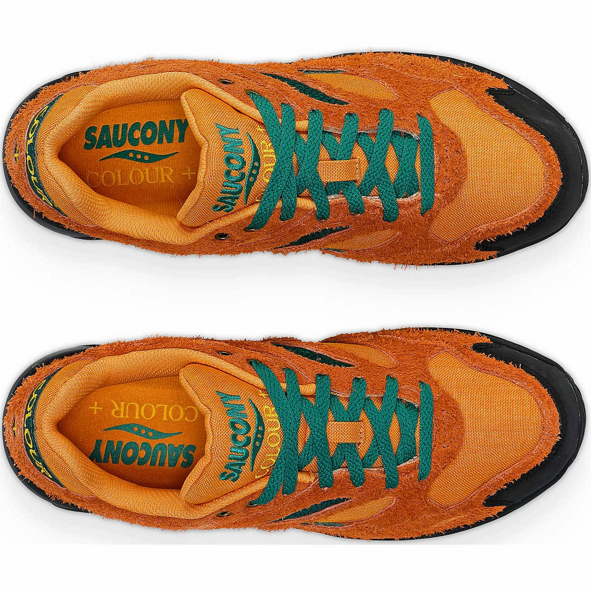 Saucony X Color  Grid Shadow 2 'Forest Wander' cushioned leather shoes Foot Arch Fit