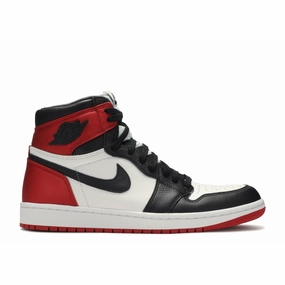 Wmns Air Jordan 1 Retro High Satin Black Toe (2019) Abrasion Resistant Outsole