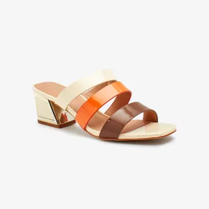 Multi strap Block Heels