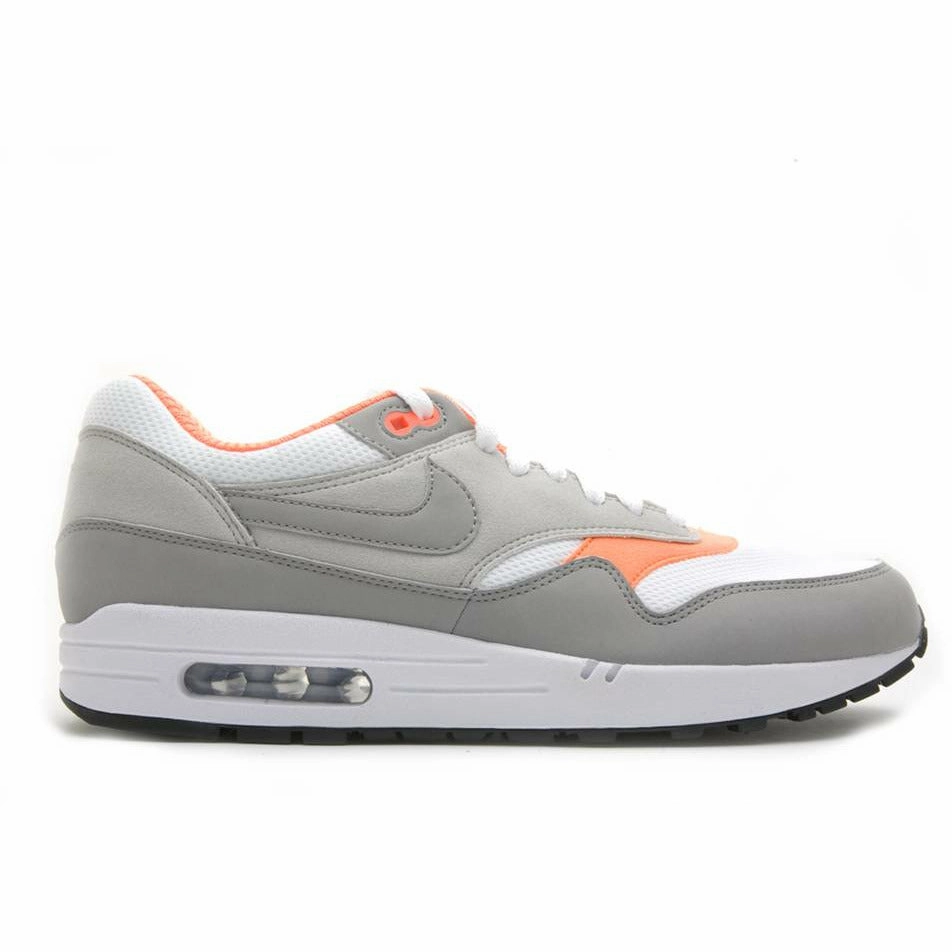 Air Max 1 "Grey & Total Orange" (2010) Elastic laces