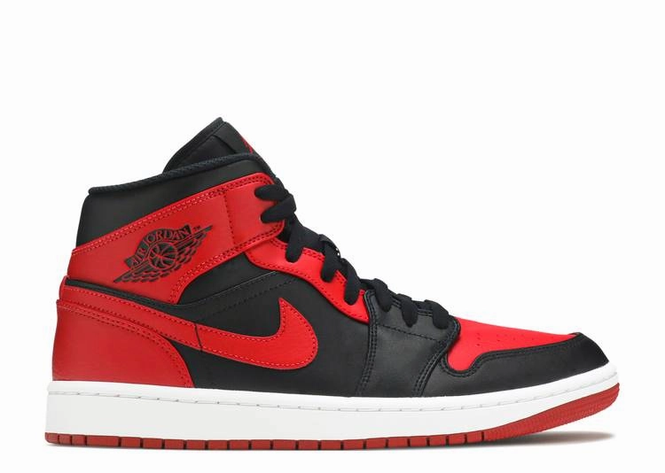 Jordan 1 Mid Banned running in mud shoes