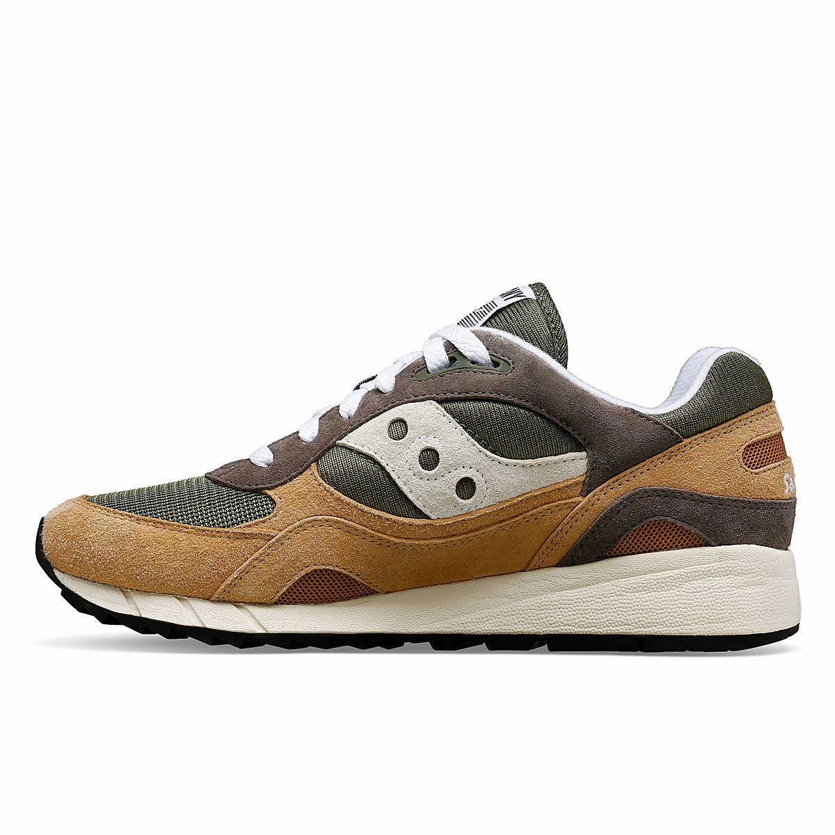 aerobic dancers' shoes Bright Colors Saucony Shadow 6000 'Green/Brown'