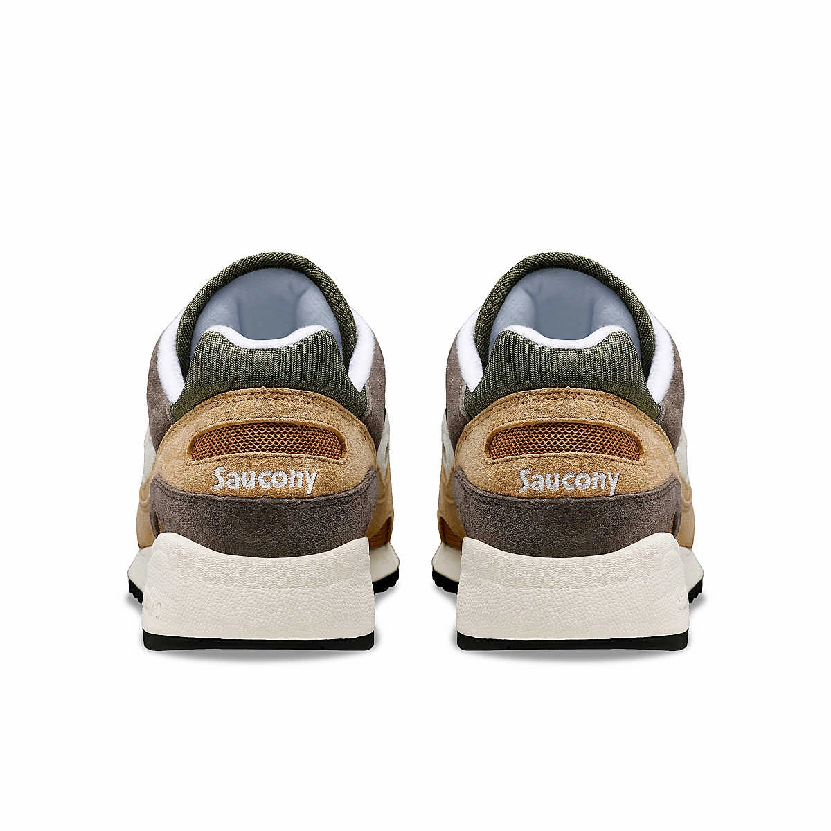 all - terrain - use shoes metallic running gear Saucony Shadow 6000 'Green/Brown'