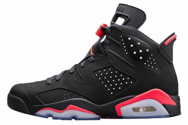 running on a treadmill at home shoes running shoes for unisex youth Air Jordan 6 Retro Black Infrared 2014
