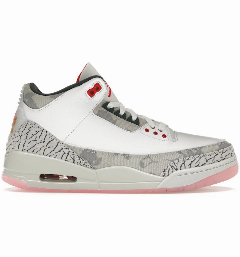 Precision Fit Engineering Rubberized Heel Jordan 3 wing