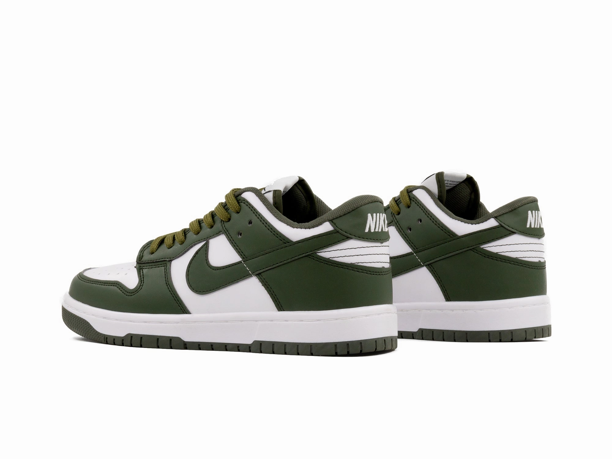 running in marathons shoes Tenis Dunk Low Blanco Verde Militar