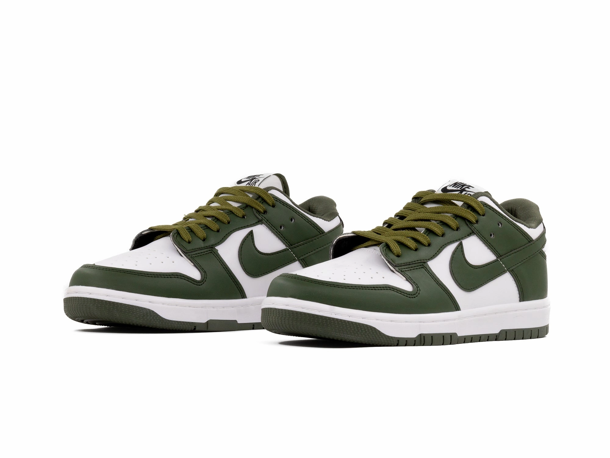 stretchable shoes Tenis Dunk Low Blanco Verde Militar
