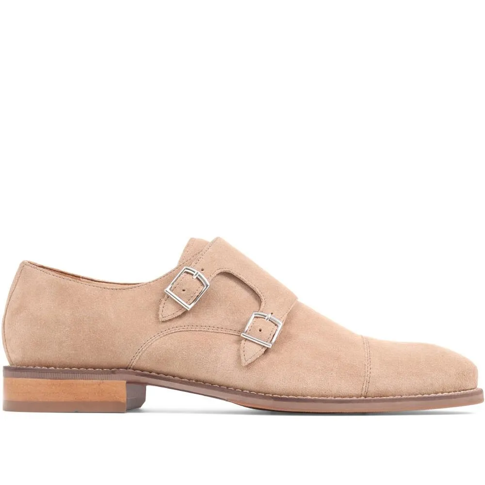 Nathaniel Leather Double Monk Shoes - NATHANIEL / 320 484