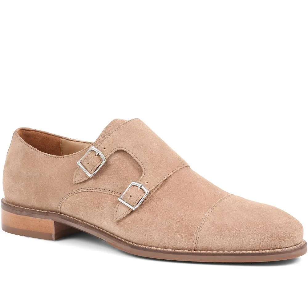 Nathaniel Leather Double Monk Shoes - NATHANIEL / 320 484
