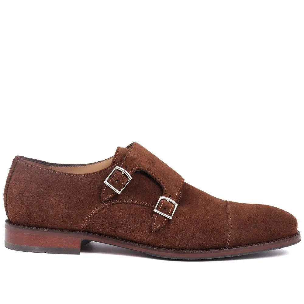 Nathaniel Leather Double Monk Shoes - NATHANIEL / 320 484