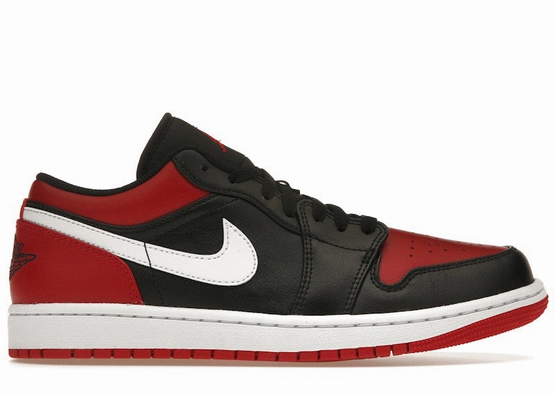 running shoes for trail races Jordan 1 Low Alternate Bred Toe