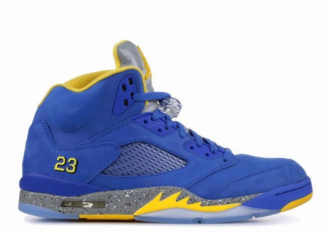 High Quality houndstooth - design shoes Jordan 5 Retro JSP Laney Varsity Royal