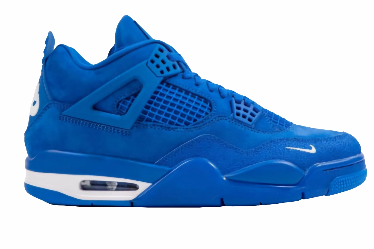 Jordan 4 Brick by Brick Royal Fantasy de Zen lunch - time runs