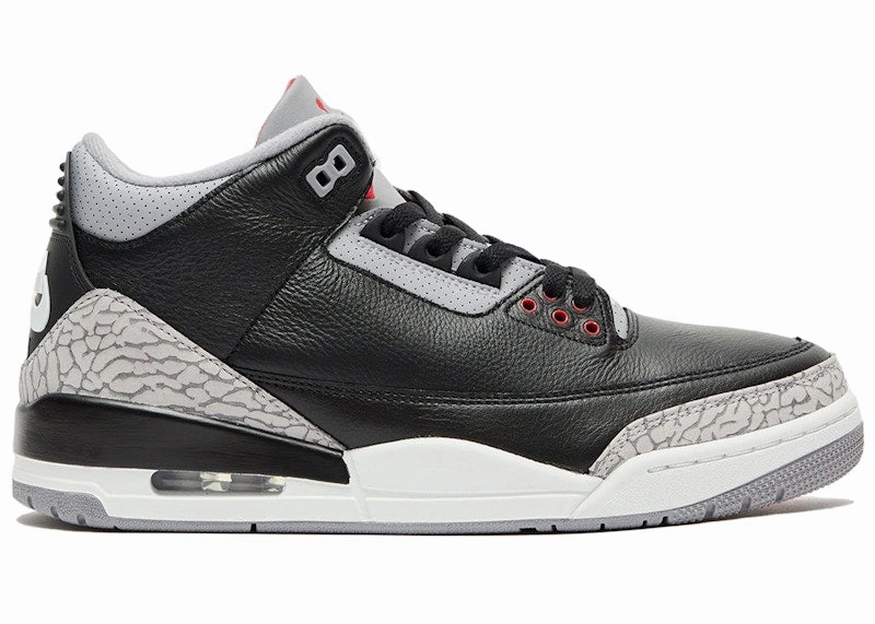 Jordan 3 Retro Black Cement (2024) Daytime running comfort