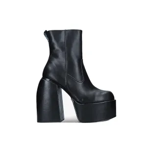 NIELS Block Heel Platform Ankle Boots