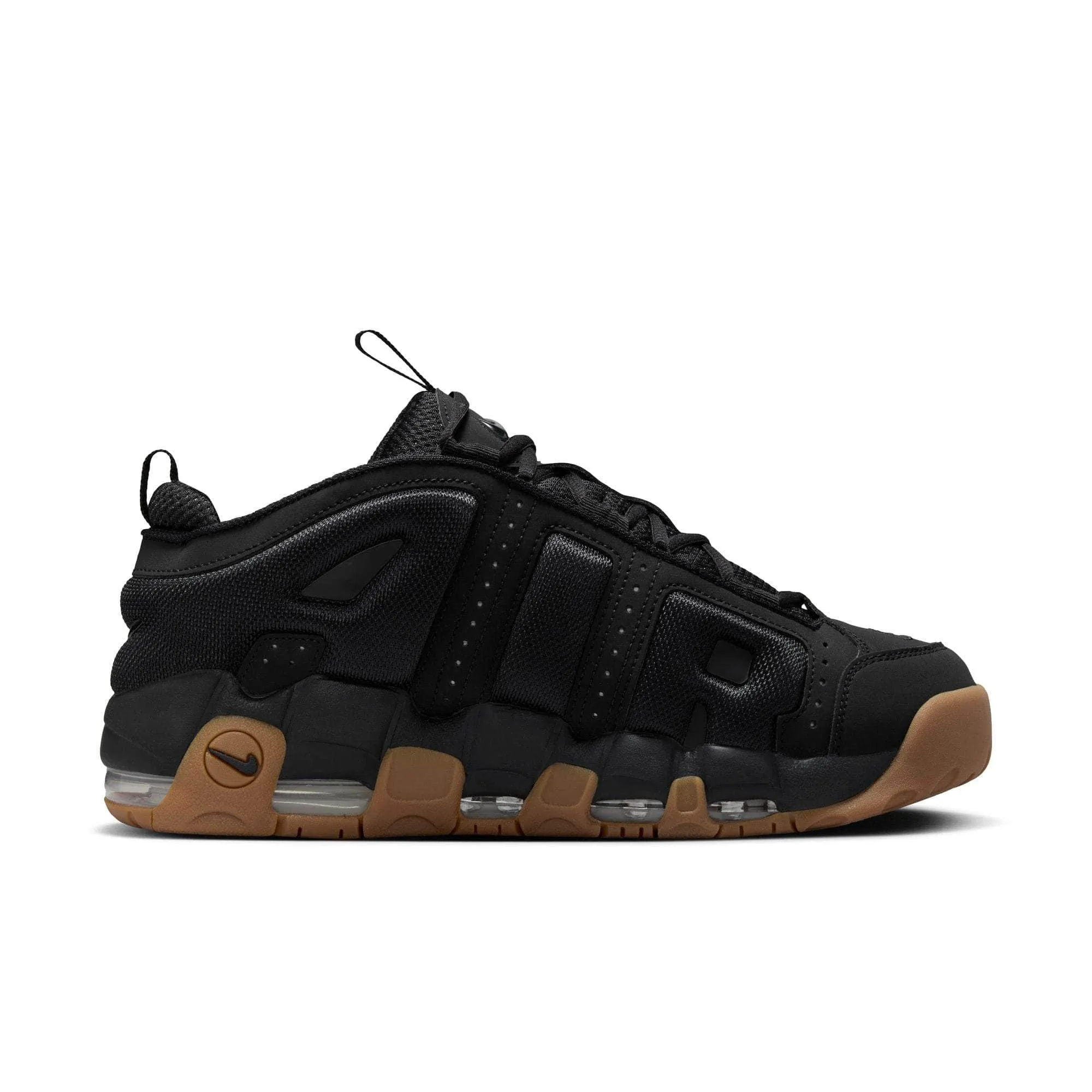 Nike Air More Uptempo Low "Black Gum" - Men's