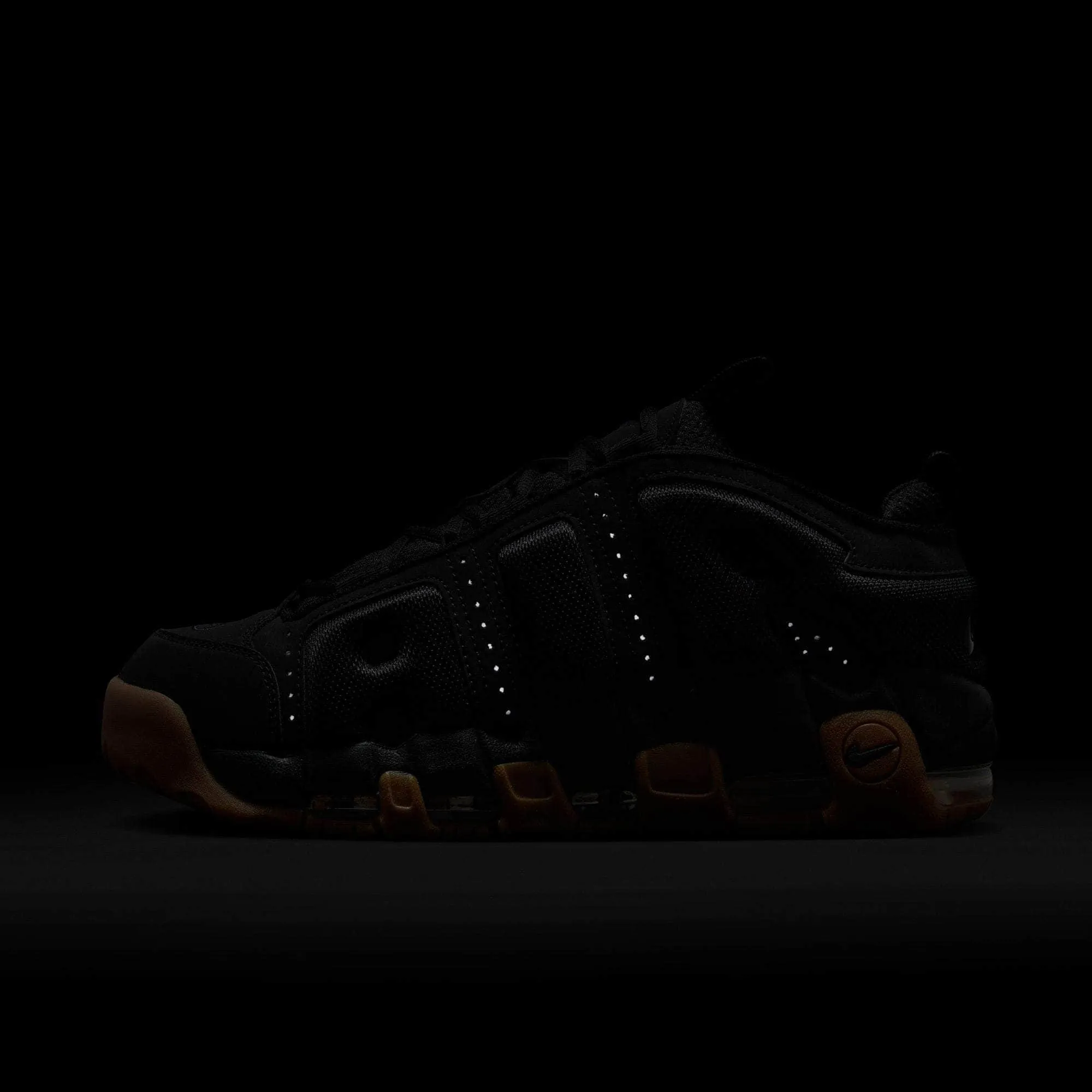 Nike Air More Uptempo Low "Black Gum" - Men's