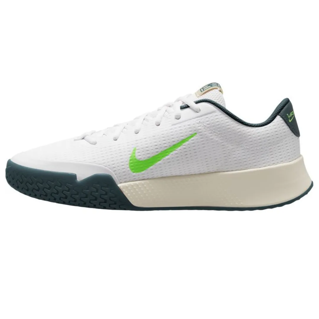 Nike Court Vapor Lite 2 White Green Strike - Deep Jungle Men's Hard Court Tennis Shoes