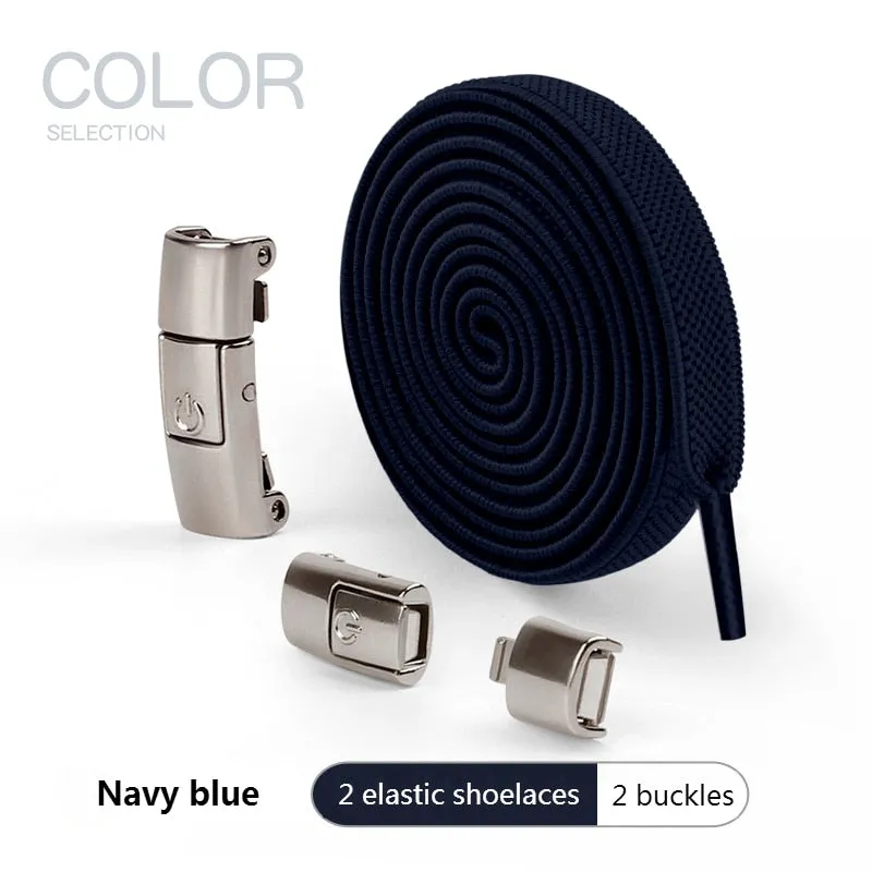 No Tie Shoe Laces Press Lock Shoelaces Without Ties Elastic Laces