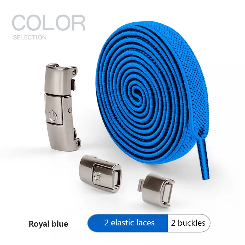 No Tie Shoe Laces Press Lock Shoelaces Without Ties Elastic Laces