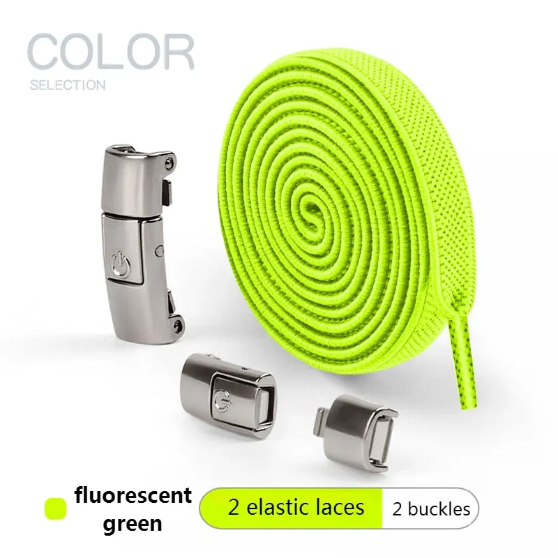 No Tie Shoe Laces Press Lock Shoelaces Without Ties Elastic Laces
