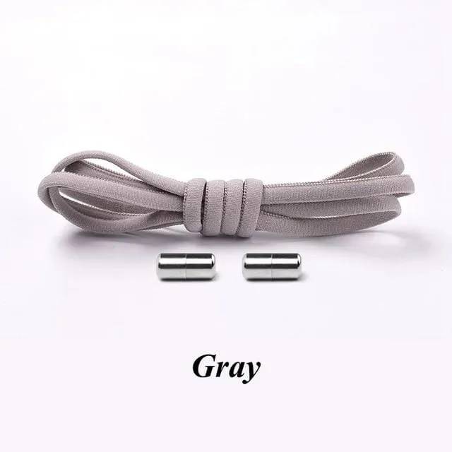No tie Shoelaces Round Elastic Shoe Laces For Sneakers Shoelace Quick Lazy Laces Shoestrings