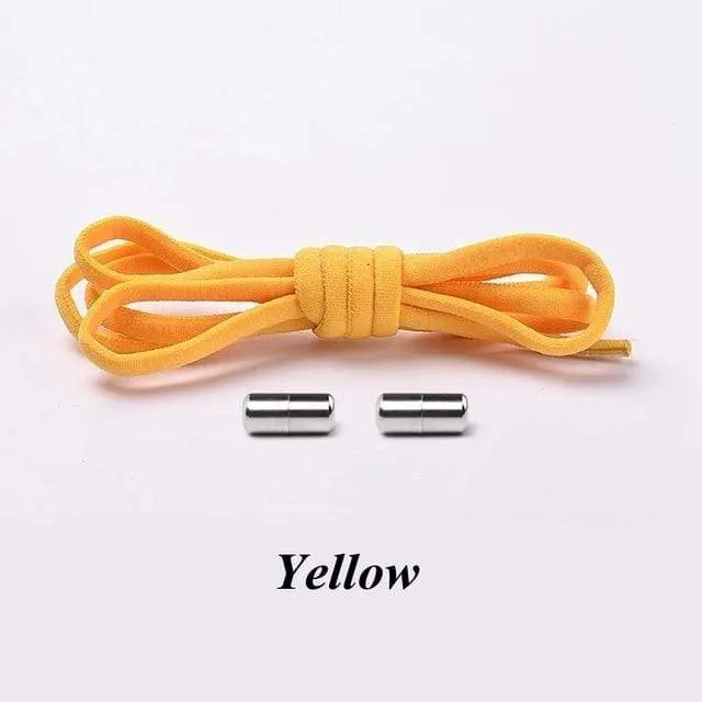No tie Shoelaces Round Elastic Shoe Laces For Sneakers Shoelace Quick Lazy Laces Shoestrings