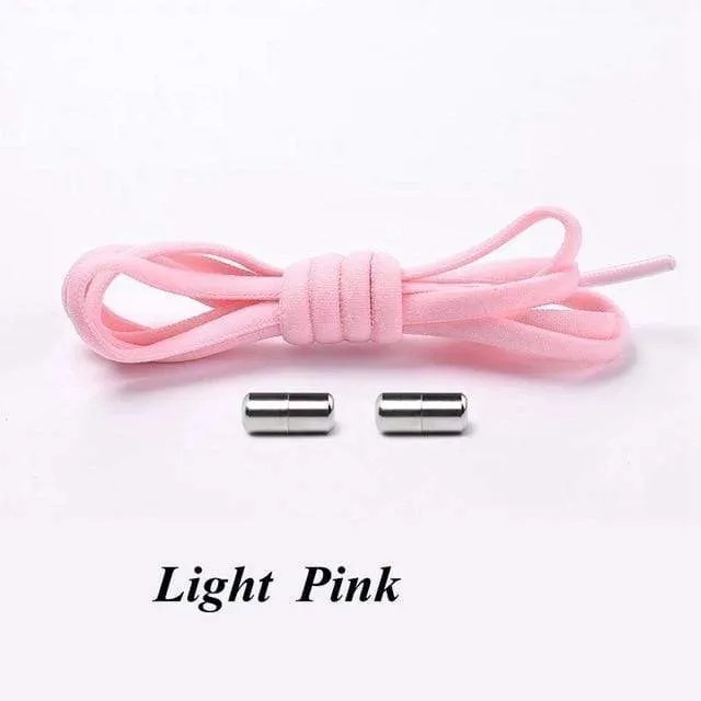 No tie Shoelaces Round Elastic Shoe Laces For Sneakers Shoelace Quick Lazy Laces Shoestrings