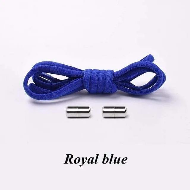 No tie Shoelaces Round Elastic Shoe Laces For Sneakers Shoelace Quick Lazy Laces Shoestrings