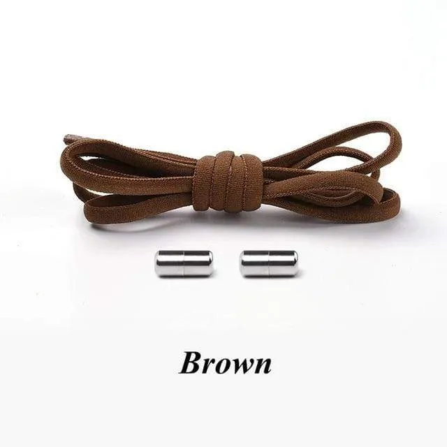 No tie Shoelaces Round Elastic Shoe Laces For Sneakers Shoelace Quick Lazy Laces Shoestrings