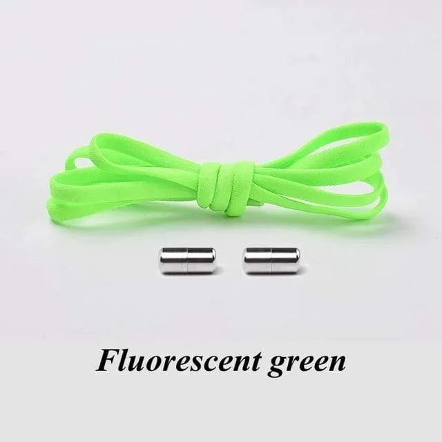 No tie Shoelaces Round Elastic Shoe Laces For Sneakers Shoelace Quick Lazy Laces Shoestrings