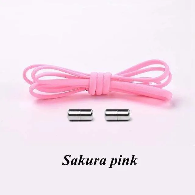 No tie Shoelaces Round Elastic Shoe Laces For Sneakers Shoelace Quick Lazy Laces Shoestrings