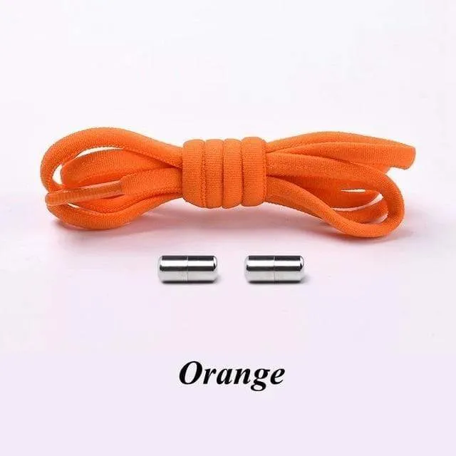 No tie Shoelaces Round Elastic Shoe Laces For Sneakers Shoelace Quick Lazy Laces Shoestrings