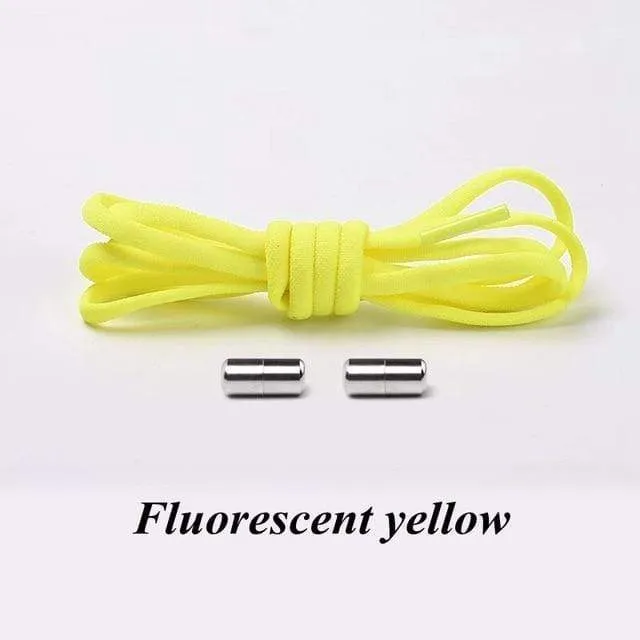 No tie Shoelaces Round Elastic Shoe Laces For Sneakers Shoelace Quick Lazy Laces Shoestrings