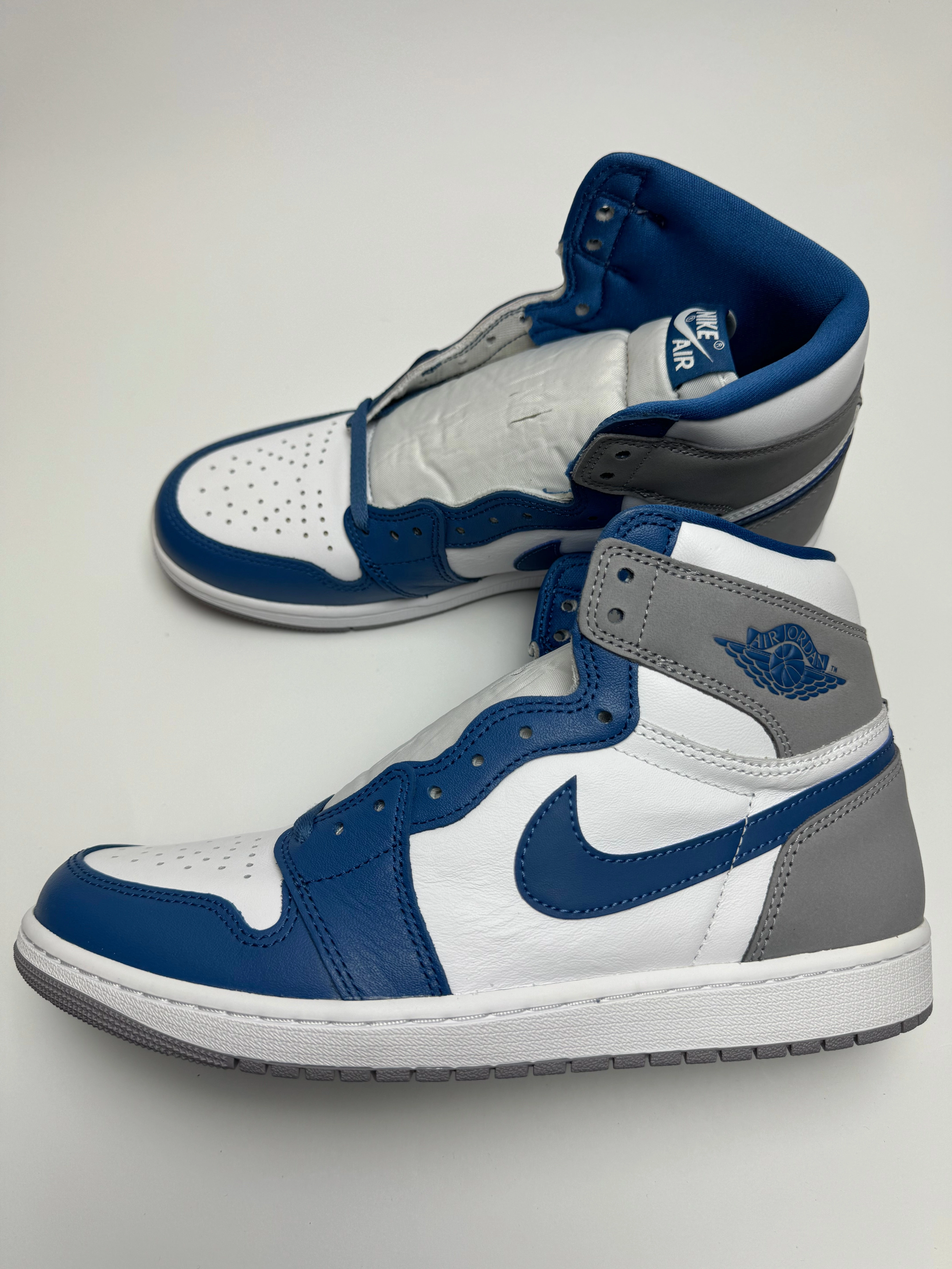 Air Jordan 1 High Retro OG "True Blue" Cushioned Heel Cradle Orthotic Compatible