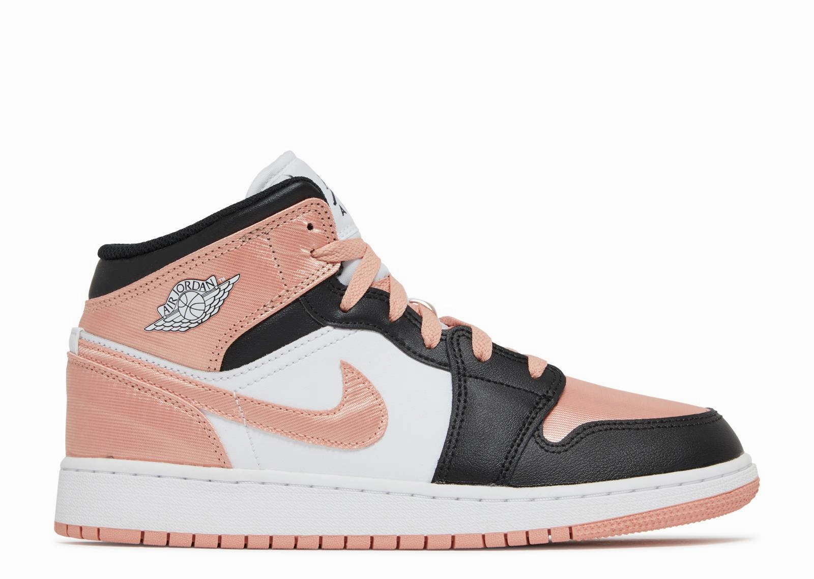 Jordan 1 Mid Light Madder Root (GS) high - arched running shoes