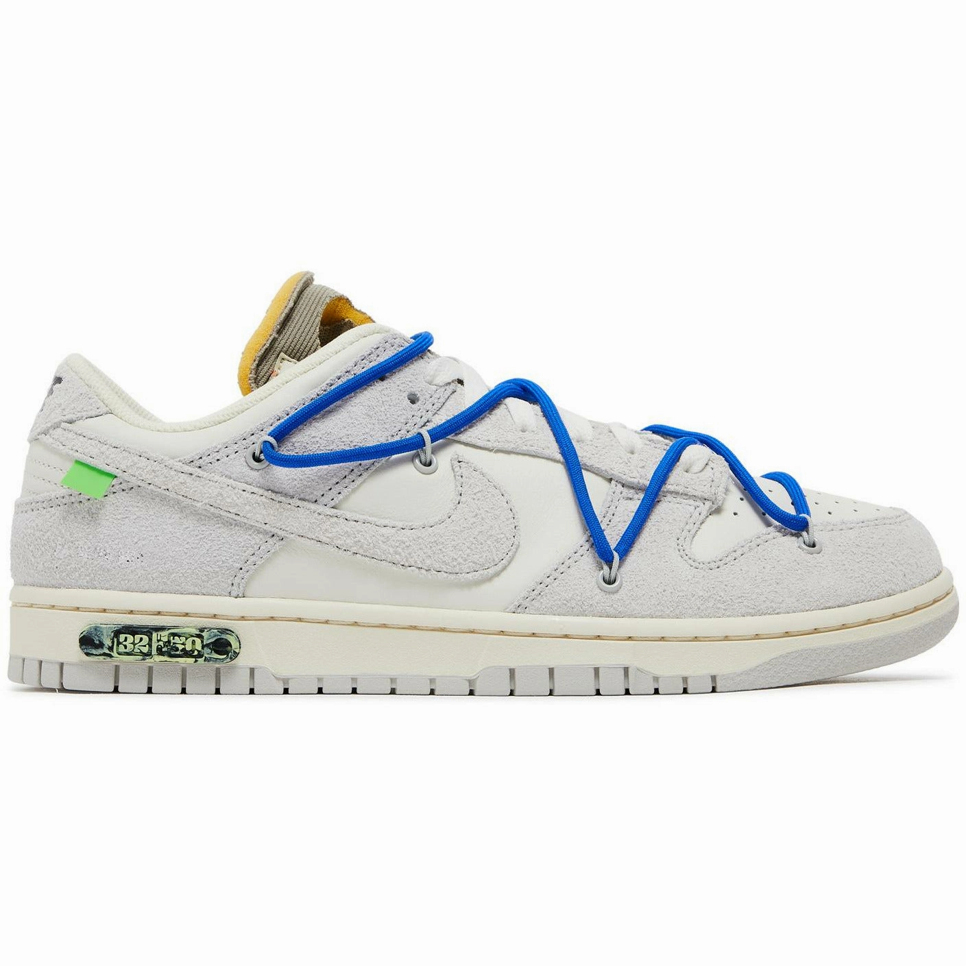 Off-White X Dunk Low "Lot 32" (2021) running in straight tracks shoes Functional utility