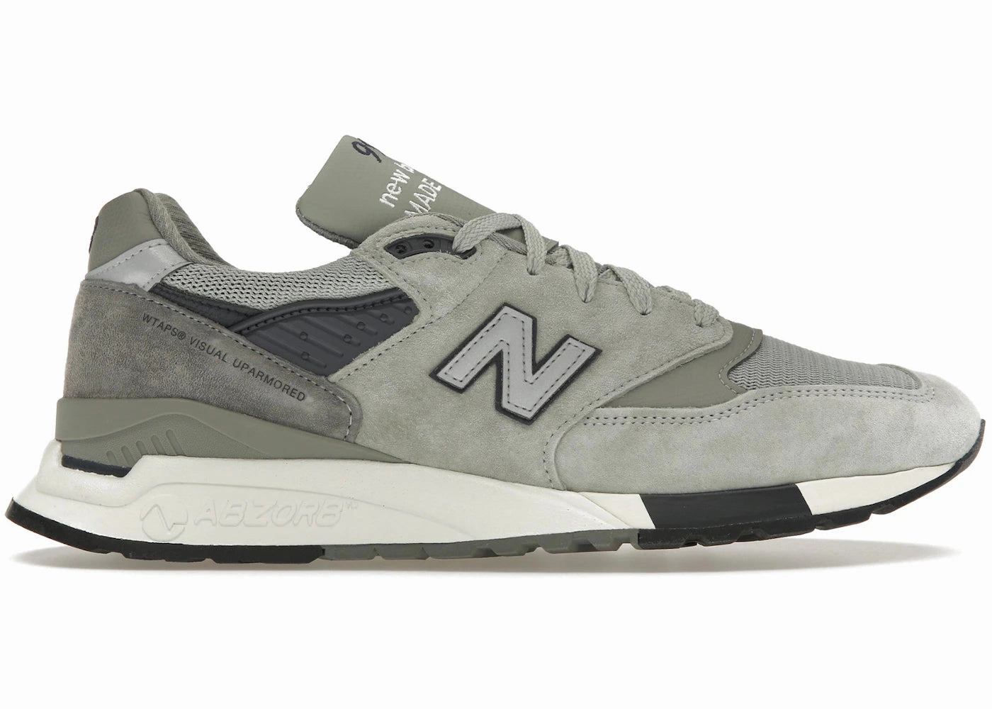 New Balance 998 MiUSA WTAPS Visual Uparmored Asymmetric Lacing System Gym-Ready