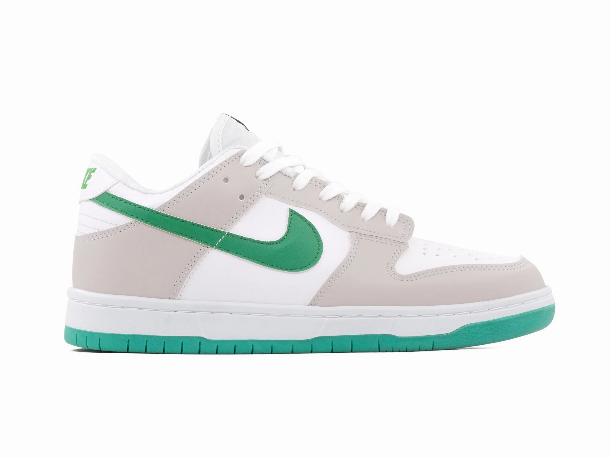 Tenis Dunk Low Gris Verde smooth - sole shoes Mobility - improving