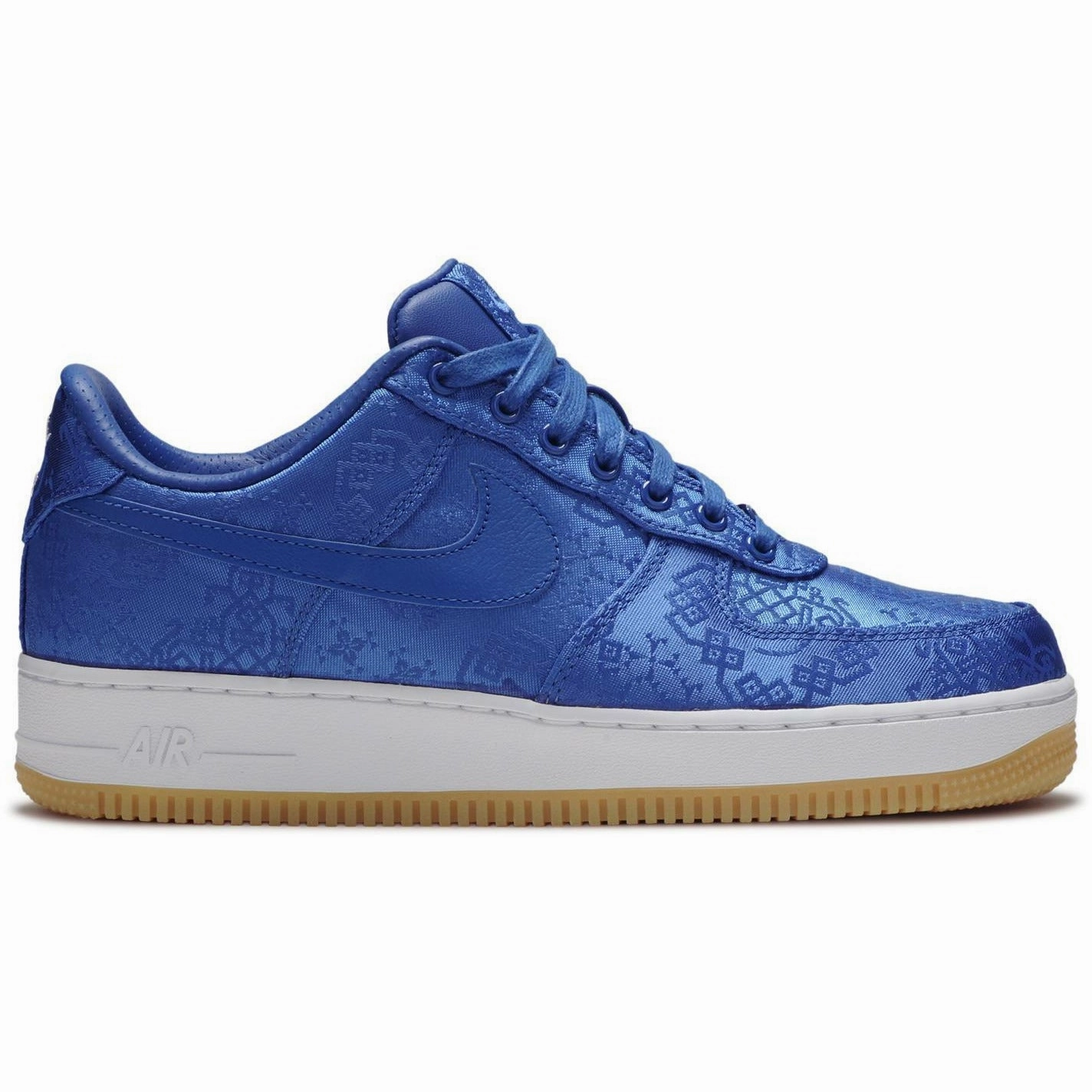 Adjustable Strap Lock Neutral Tones Clot X Nike Air Force 1 Low "Blue Silk" (2019)