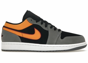 Jordan 1 Low SE Light Graphite Vivid Orange Chill Walk