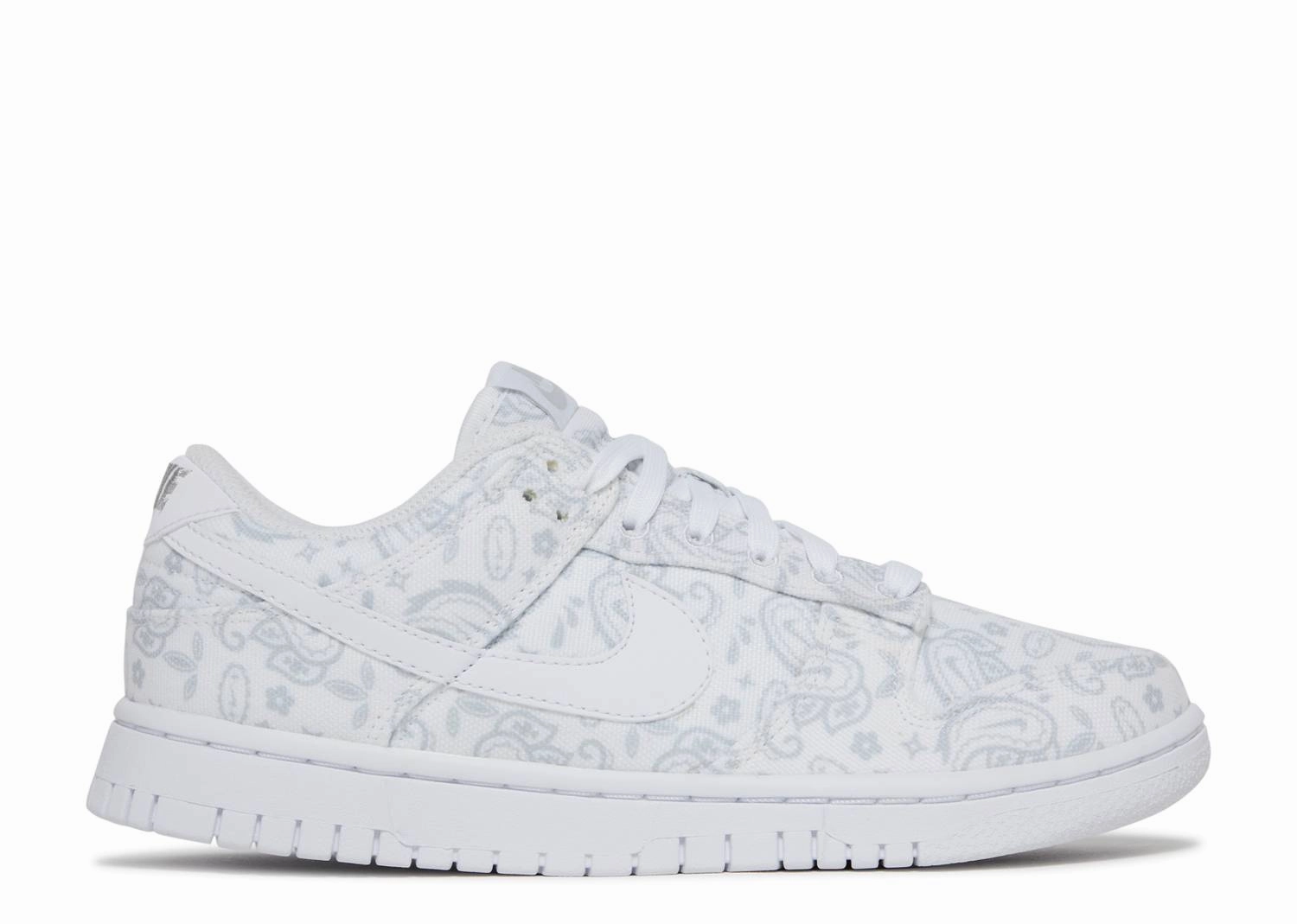 Wmns Nike Dunk Low "White Paisley" (Wilmington Location) running in a desert shoes wide - fit comfort