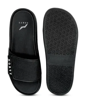 Norty MEN'S 8-13 SLIDE SANDAL BLACK   11537