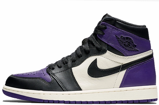 Waterproof Coating Responsive Footbed Air Jordan 1 Retro 'Court Purple'