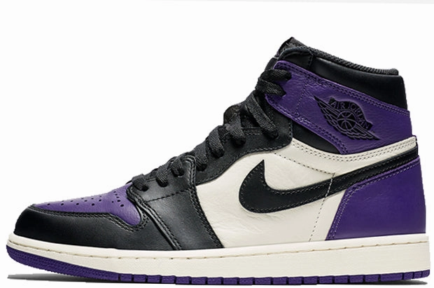 Steady walk Foot Control Air Jordan 1 Retro 'Court Purple'