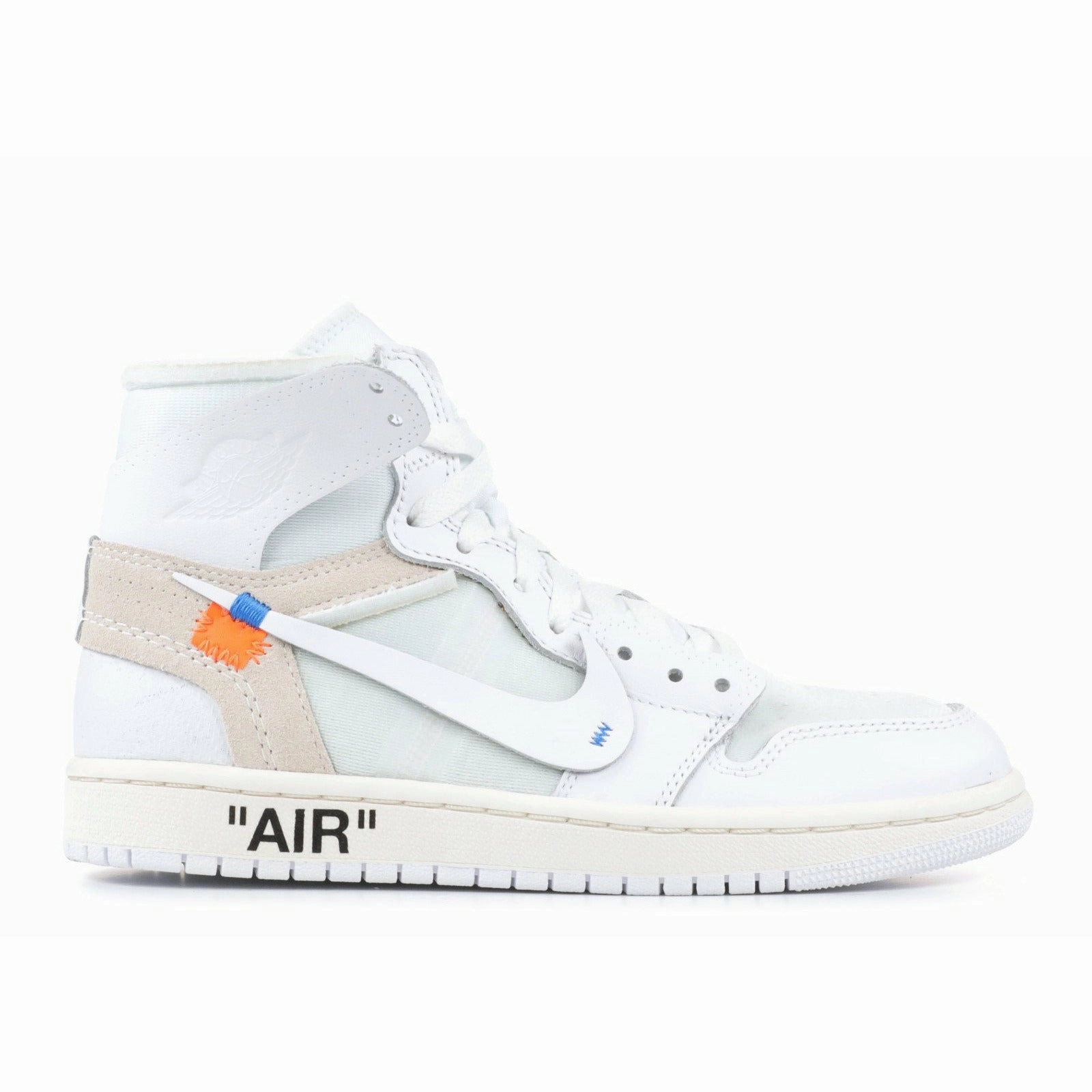 ScratchResistant Off White X Air Jordan 1 Retro High OG BG White (2018)