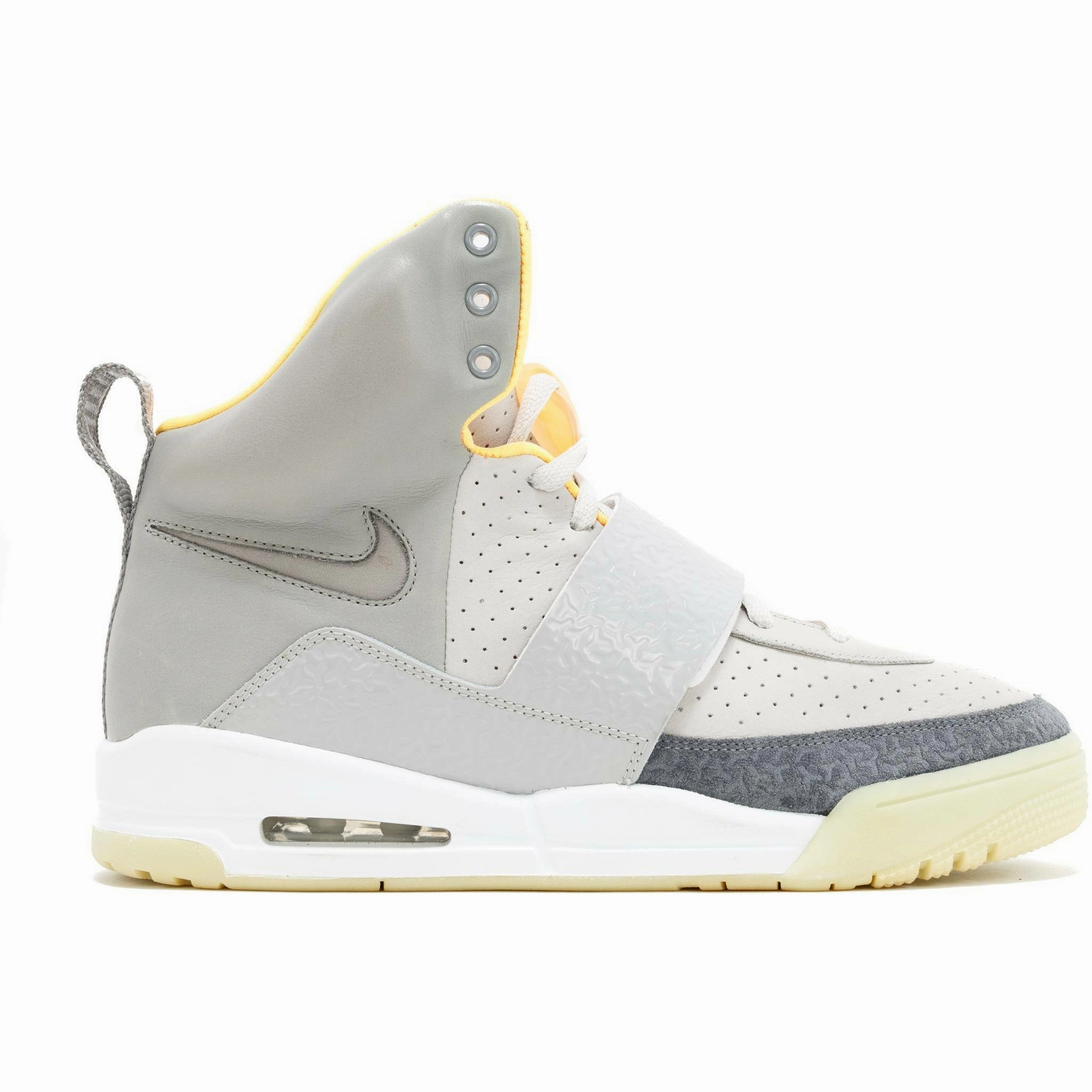 Deep Black Cushioned heel Air Yeezy 1 "Zen Grey"